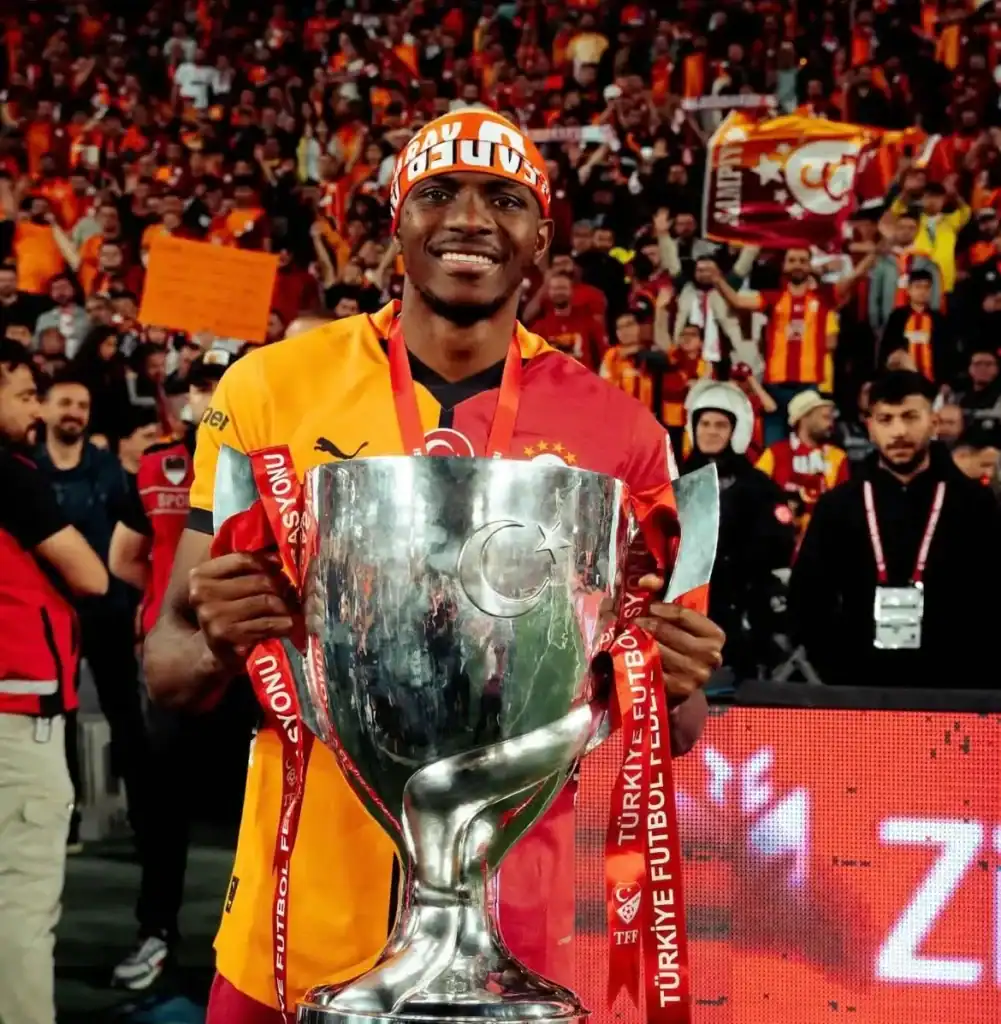 Galatasaray’s Victor Osimhen is one of the best Nigerian strikers in Europe