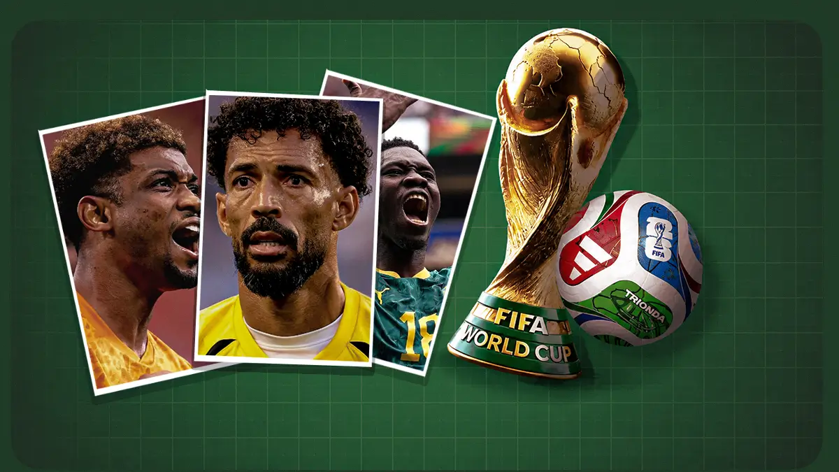 African players at the World Cup