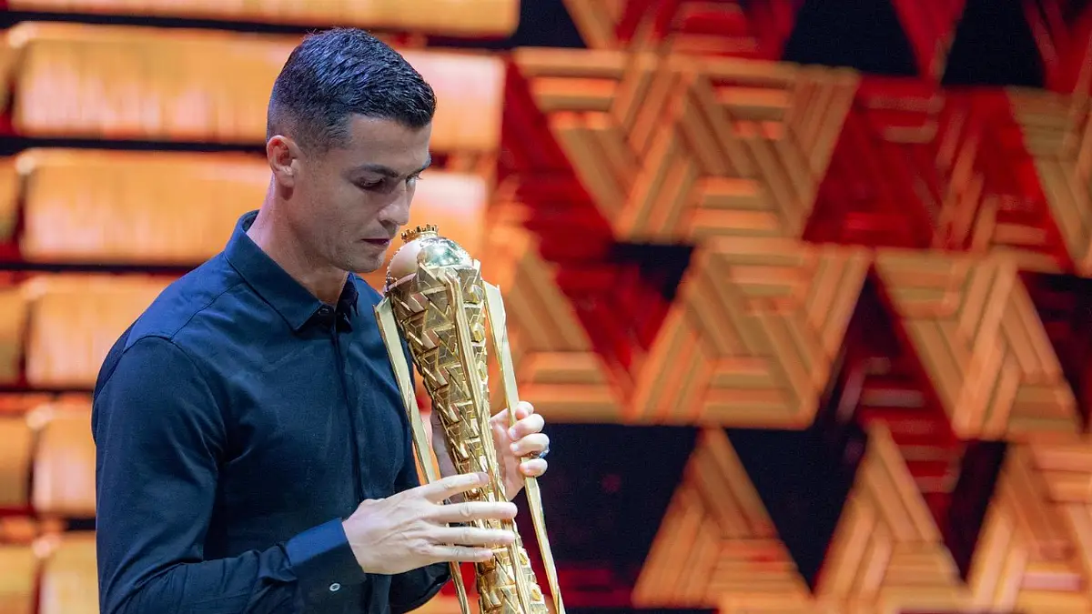 Cristiano Ronaldo at this year’s Esports World Cup